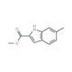 Methyl 6-methyl-1H-indole-2-carboxylate - chemical structure image