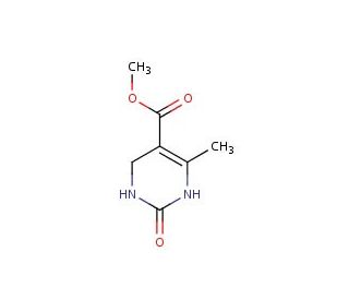 methyl 6-methyl-2-oxo-1,2,3,4-tetrahydropyrimidine-5-carboxylate - chemical structure image