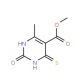methyl 6-methyl-2-oxo-4-thioxo-1,2,3,4-tetrahydropyrimidine-5-carboxylate - chemical structure image
