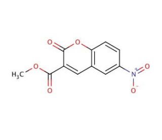 Methyl 6-nitro-2-oxo-2H-chromene-3-carboxylate (CAS 91059-67-5) - chemical structure image