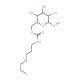 Methyl-6-O-(n-heptylcarboxyl)-a-D-glucopyranoside (CAS 115457-83-5) - chemical structure image