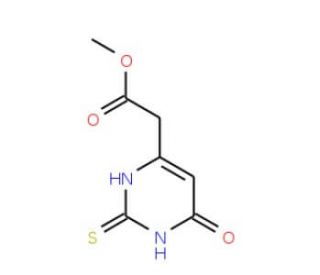 methyl (6-oxo-2-thioxo-1,2,3,6-tetrahydropyrimidin-4-yl)acetate - chemical structure image