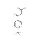 Methyl 6-(trifluoromethyl)nicotinoylacetate (CAS 386704-15-0) - chemical structure image