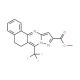 Methyl 7-(trifluoromethyl)-5,6-dihydrobenzo-[h]pyrazolo[5,1-b]quinazoline-10-carboxylate - chemical structure image