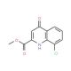 Methyl 8-chloro-4-hydroxyquinoline-2-carboxylate (CAS 1065074-57-8) - chemical structure image