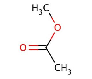 Methyl acetate (CAS 79-20-9) - chemical structure image