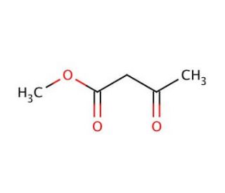 Methyl acetoacetate (CAS 105-45-3) - chemical structure image