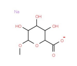 Methyl &alpha;-L-Idopyranosiduronic Acid Sodium Salt (CAS 134355-31-0) - chemical structure image