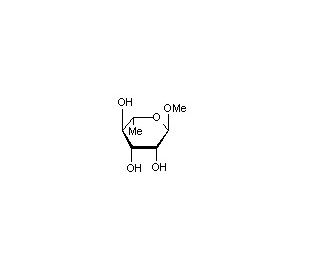 Methyl &alpha;-L-rhamnopyranoside (CAS 14917-55-6) - chemical structure image