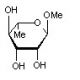 Methyl α-L-rhamnopyranoside (CAS 14917-55-6) - chemical structure image