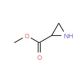 Methyl aziridine-2-carboxylate (CAS 5950-34-5) - chemical structure image
