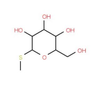 Methyl b-D-thioglucopyranoside (CAS 30760-09-9) - chemical structure image