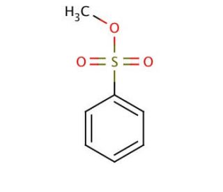Methyl Benzenesulfonate (CAS 80-18-2) - chemical structure image