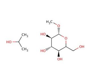Methyl &beta;-D-Mannopyranoside Isopropylate (CAS 911673-07-9) - chemical structure image