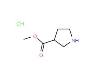 Methyl &beta;-DL-prolinate hydrochloride (CAS 198959-37-4) - chemical structure image