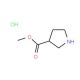 Methyl β-DL-prolinate hydrochloride (CAS 198959-37-4) - chemical structure image