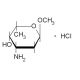 Methyl β-L-daunosaminide hydrochloride (CAS 115388-97-1) - chemical structure image