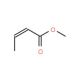 Methyl crotonate (CAS 623-43-8) - chemical structure image