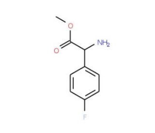 Methyl D-2-(4-fluorophenyl)glycinate (CAS 170902-76-8) - chemical structure image