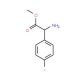 Methyl D-2-(4-fluorophenyl)glycinate (CAS 170902-76-8) - chemical structure image