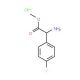 Methyl D-2-(4-fluorophenyl)glycinate HCl (CAS 439213-22-6) - chemical structure image