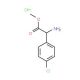 Methyl D-4-chlorophenylglycinate HCl (CAS 59410-89-8) - chemical structure image