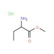 Methyl D-homoalaninate HCl (CAS 85774-09-0) - chemical structure image