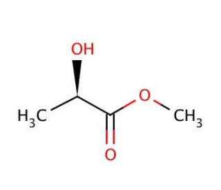 (&plus;)-Methyl D-lactate (CAS 17392-83-5) - chemical structure image