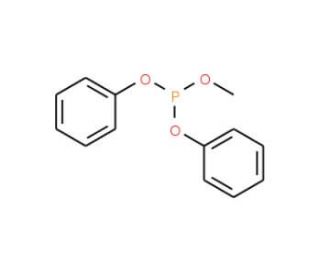 Methyl diphenylphosphite (CAS 3577-87-5) - chemical structure image