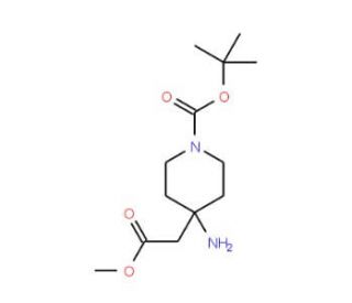 Methyl DL-2-(1-Boc-piperidin-4-yl)-beta-glycinate (CAS 362703-57-9) - chemical structure image