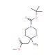 Methyl DL-2-(1-Boc-piperidin-4-yl)-beta-glycinate (CAS 362703-57-9) - chemical structure image