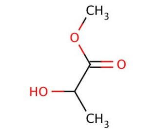 Methyl DL-lactate (CAS 547-64-8) - chemical structure image