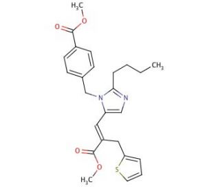 Methyl (E)-3-[2-Butyl-1-[(4-Carbomethoxyphenyl)methyl]imidazol-5-yl]-2-(2-thienylmethyl)-2-propenoate (CAS 133040-06-9) - che