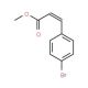 Methyl (E)-3-(4-bromophenyl)acrylate (CAS 3650-78-0) - chemical structure image