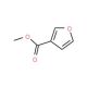 Methyl furan-3-carboxylate (CAS 13129-23-2) - chemical structure image