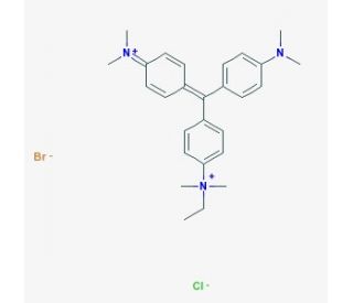 Methyl Green, 0.1% w/v aq. soln. (CAS 14855-76-6) - chemical structure image