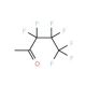 Methyl heptafluoropropylketone (CAS 355-17-9) - chemical structure image