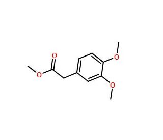 Methyl homoveratrate (CAS 15964-79-1) - chemical structure image