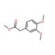 Methyl homoveratrate (CAS 15964-79-1) - chemical structure image