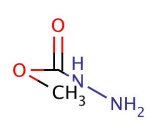 Methyl hydrazinocarboxylate (CAS 6294-89-9) - chemical structure image