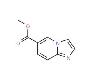 Methyl imidazo[1,2-a]pyridine-6-carboxylate (CAS 136117-69-6) - chemical structure image