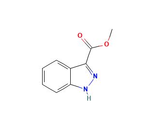 Methyl indazolyl-3-carboxylate (CAS 43120-28-1) - chemical structure image