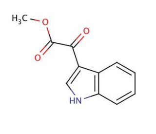 Methyl Indolyl-3-glyoxylate (CAS 18372-22-0) - chemical structure image