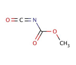 Methyl isocyanatoformate (CAS 5843-42-5) - chemical structure image