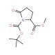 Methyl L-N-Boc-Pyroglutamate (CAS 108963-96-8) - chemical structure image