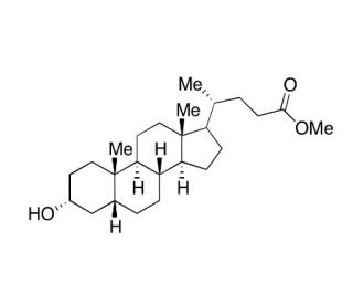 Methyl Lithocholate (CAS 1249-75-8) - chemical structure image