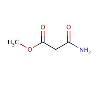 Methyl malonate monoamide (CAS 51513-29-2) - chemical structure image