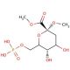 Methyl (Methyl 3-Deoxy-D-arabino-heptulopyranosid)onate-7-Phosphate (CAS 91382-80-8) - chemical structure image