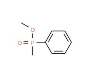 Methyl methylphenylphosphinate (CAS 6389-79-3) - chemical structure image