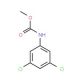Methyl N-(3,5-dichlorophenyl)carbamate (CAS 25217-43-0) - chemical structure image